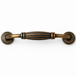 Alternative view of Poignée Lio - bronze antique- 96 mm